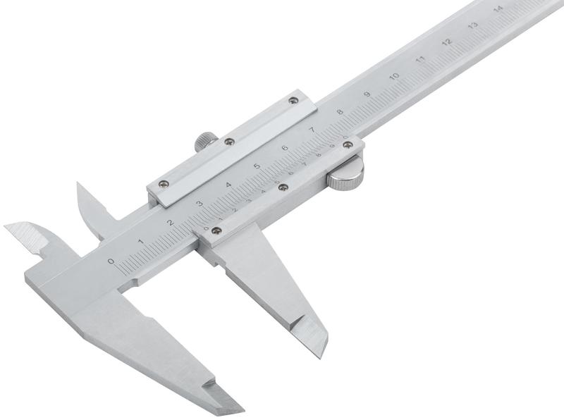 Штангенциркуль металлический нержавеющий 200мм/0.02мм пластик. кейс FIT 19845