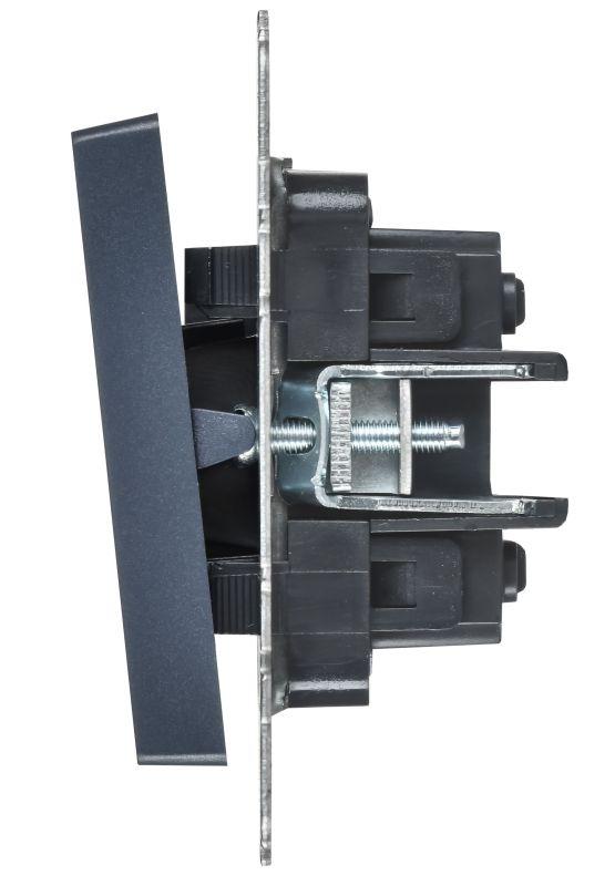 Выключатель перекрестный 2-кл. СП BRITE ВС10-2-3-БрМ 10А механизм маренго IEK BR-V23-0-10-K35