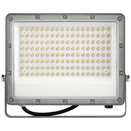 Прожектор светодиодный PRO LPR-063-0-65K-100 100Вт 6500К IP65 10000лм Г 90град. сер. Эра Б0067743