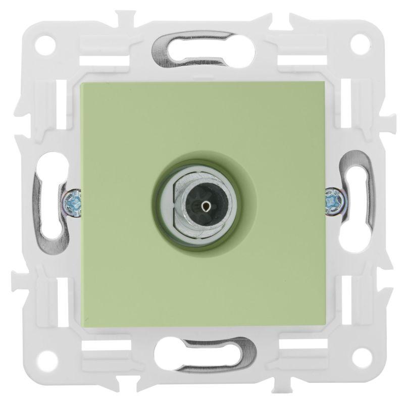 Розетка TV оконечная SKANDY SK-A12G мятный IEK SK-A10-O-K06