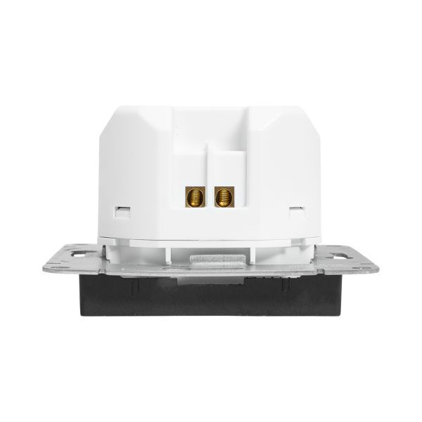 Розетка СП Эпика USB-A+С механизм черн. EKF UP1-SOB-USBA+USBC