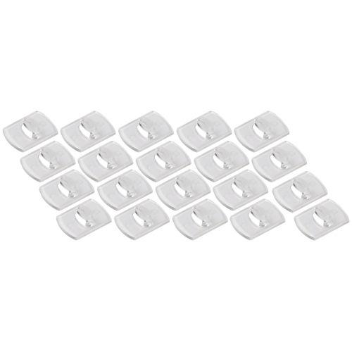 Клипса для гирлянд SCC-D20-T100 с технологией бесследного удаления 120 полосок до 200г прозр. (уп.100шт) СИЛА Б0067842