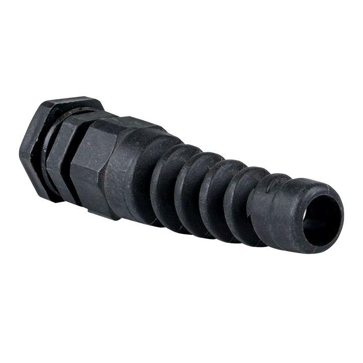 Сальник PG9 d4-8мм (d отверст. 15мм) IP54 с гибким отводом EKF plc-pg-9-g