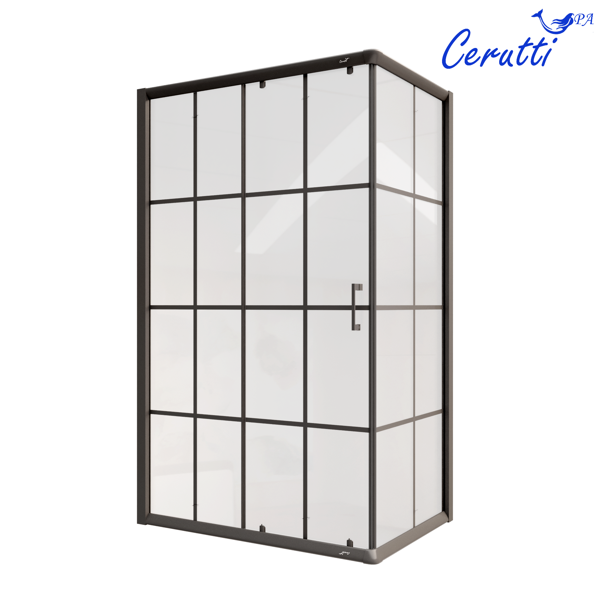 Ограждение MUZA120 душевое Ceruttispa без поддона (80x120x195)