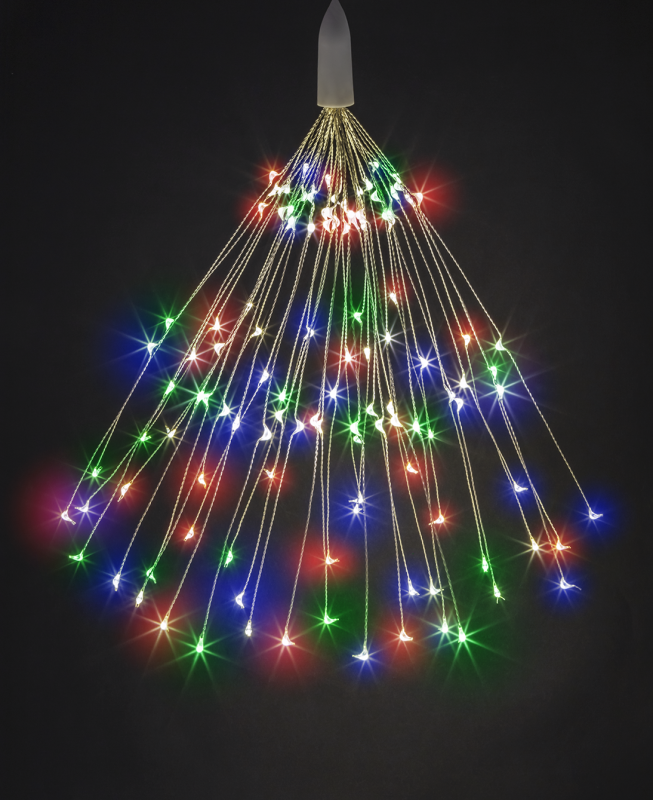 Гирлянда светодиодная "Фейерверк" 95 001 NGF-D028-01 3х0.6м RGBY IP20 NAVIGATOR 95001