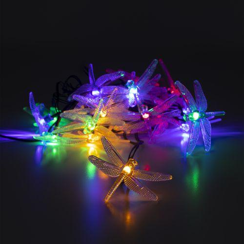 Гирлянда садовая "Стрекоза" ERASF22-16 5.8м на солнечной батарее Эра Б0053365