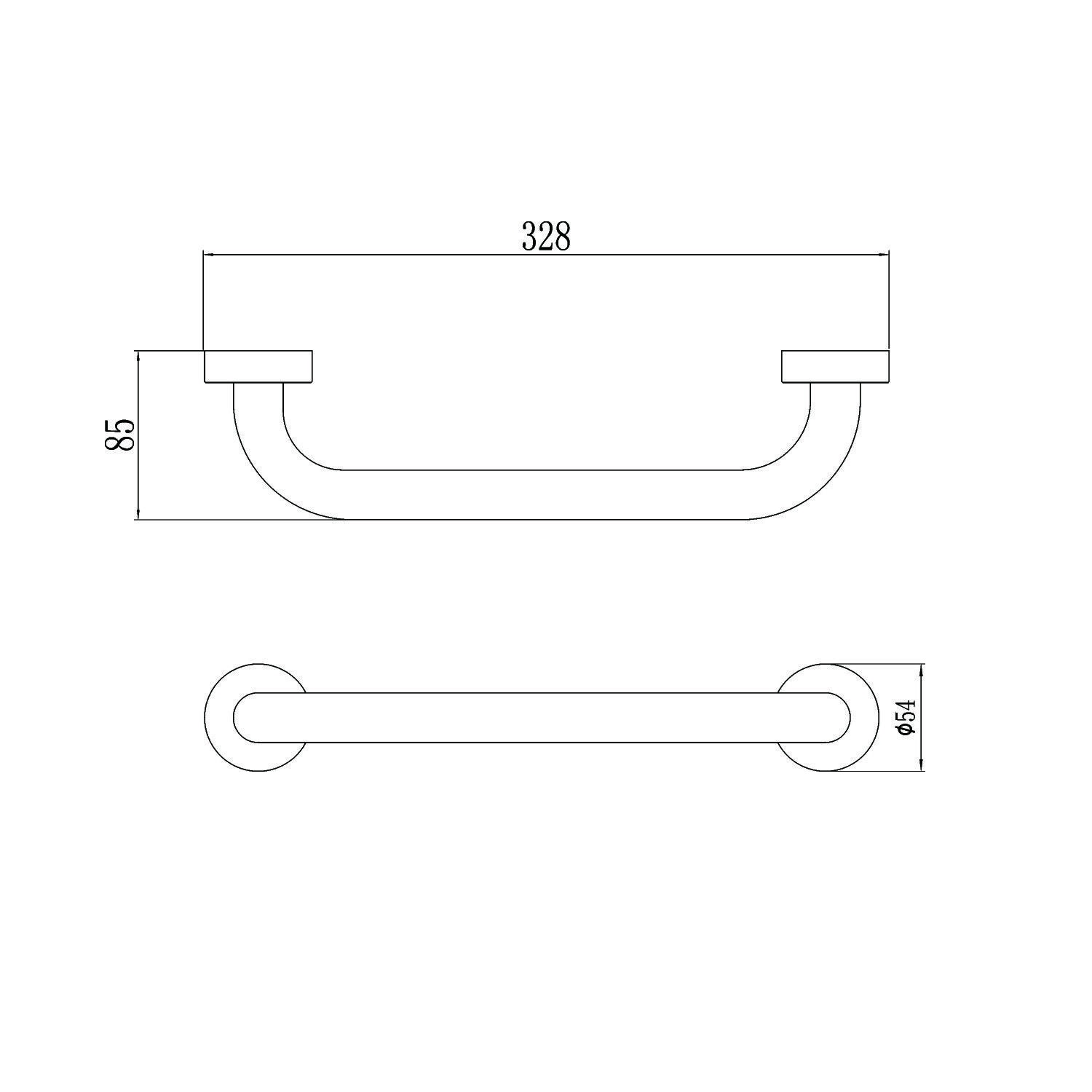 Поручень для ванной Savol S-10030C, бронза