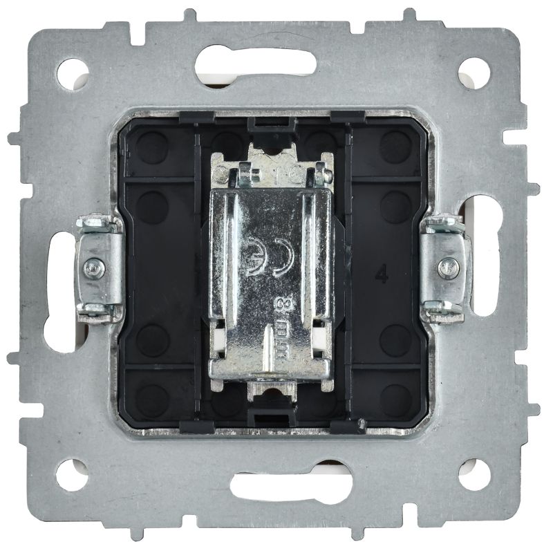 Розетка телевизионная оконечная TV СП BRITE РТВ11-0-БрАБ механизм арктич. бел. IEK BR-A10-O-K91