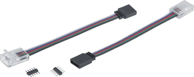 Коннектор для гибкого соединения RGBW СД ленты 93 292 NLSC-RGBW10mm-PCRGBW-W-PC-IP20 (уп.5шт) NAVIGATOR 93292