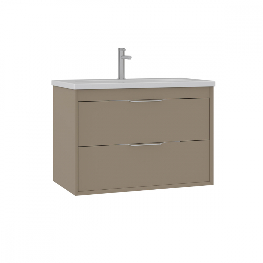 Тумба с раковиной ORKA Clay 80 подвесная, Sahra