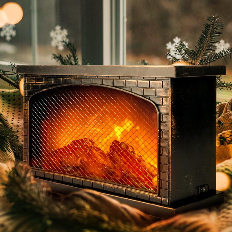 Светильник светодиодный "Камин" FL-L31 IP20 305х181х115 элементы питания 3хC/LR14 (не в компл.) ФАZА 5030688