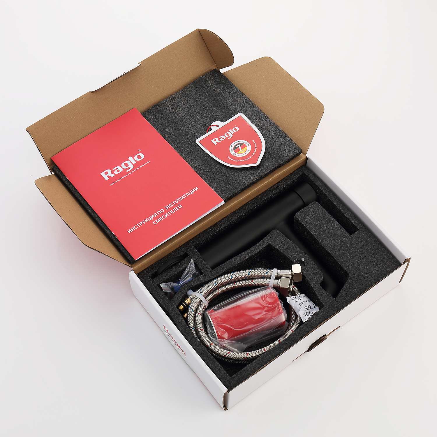 Смеситель для раковины Raglo R20.10.06, черный