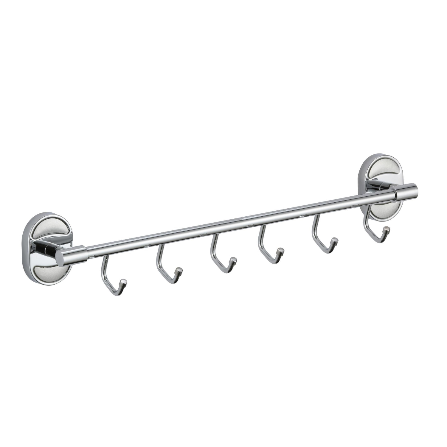 Планка с крючками Savol S-008206-1, хром