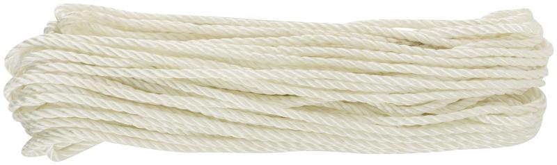 Веревка крученая капроновая 5ммх20м р/н=270кгс FIT 68375