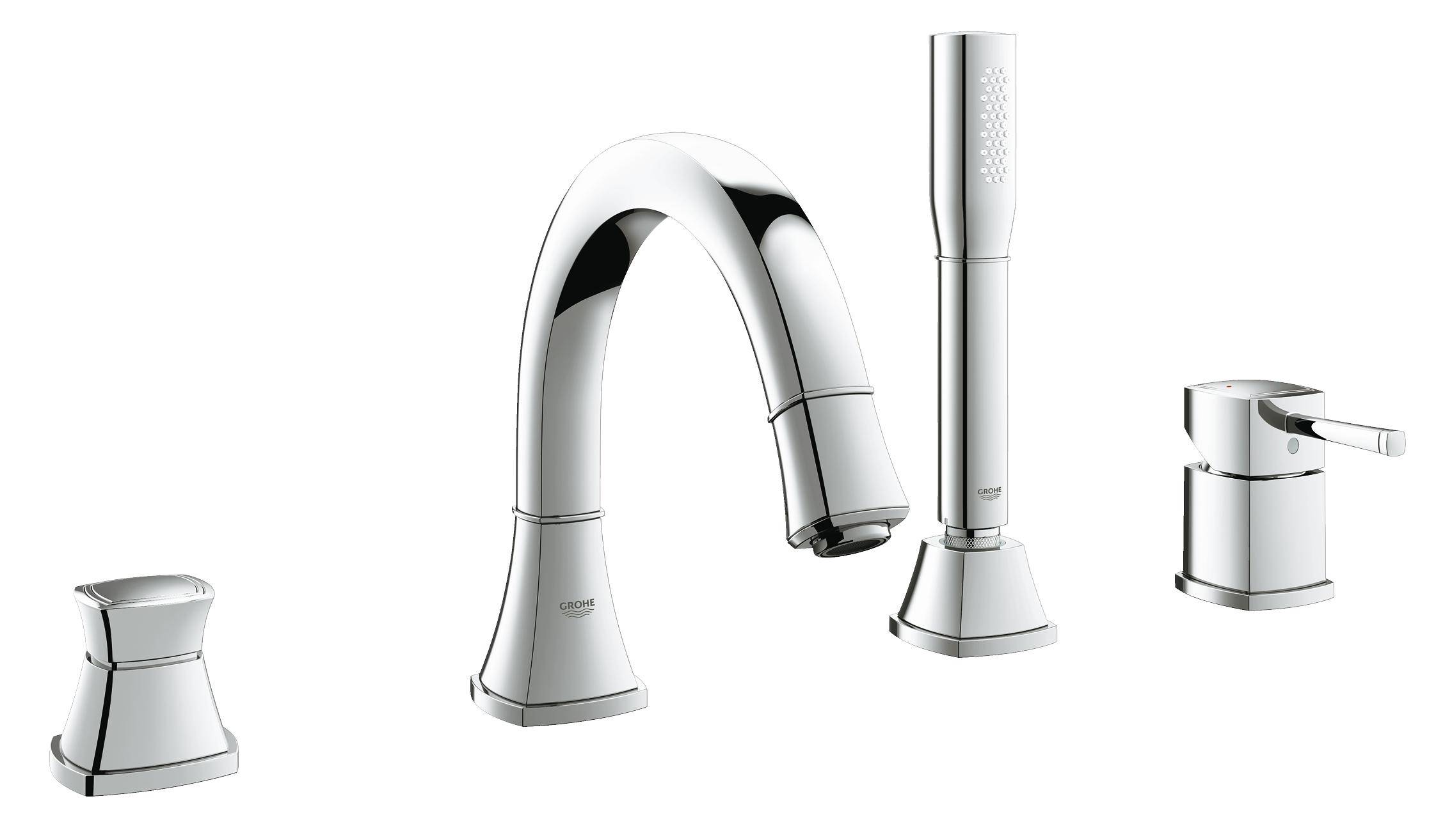 Смеситель Grohe Grandera 19936000 на борт ванны