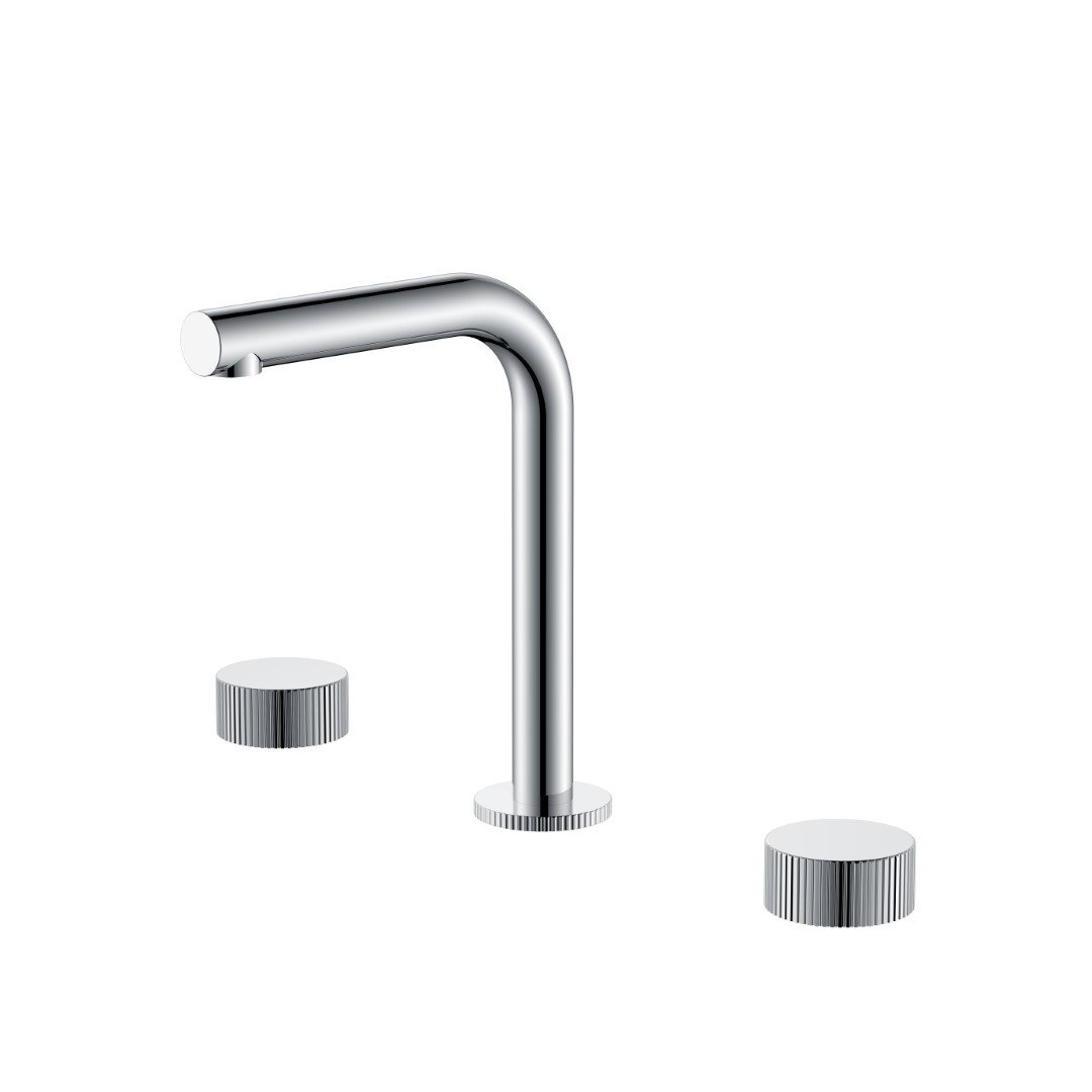 Смеситель на столешницу STICK LINEA на 3 отв. CHROME