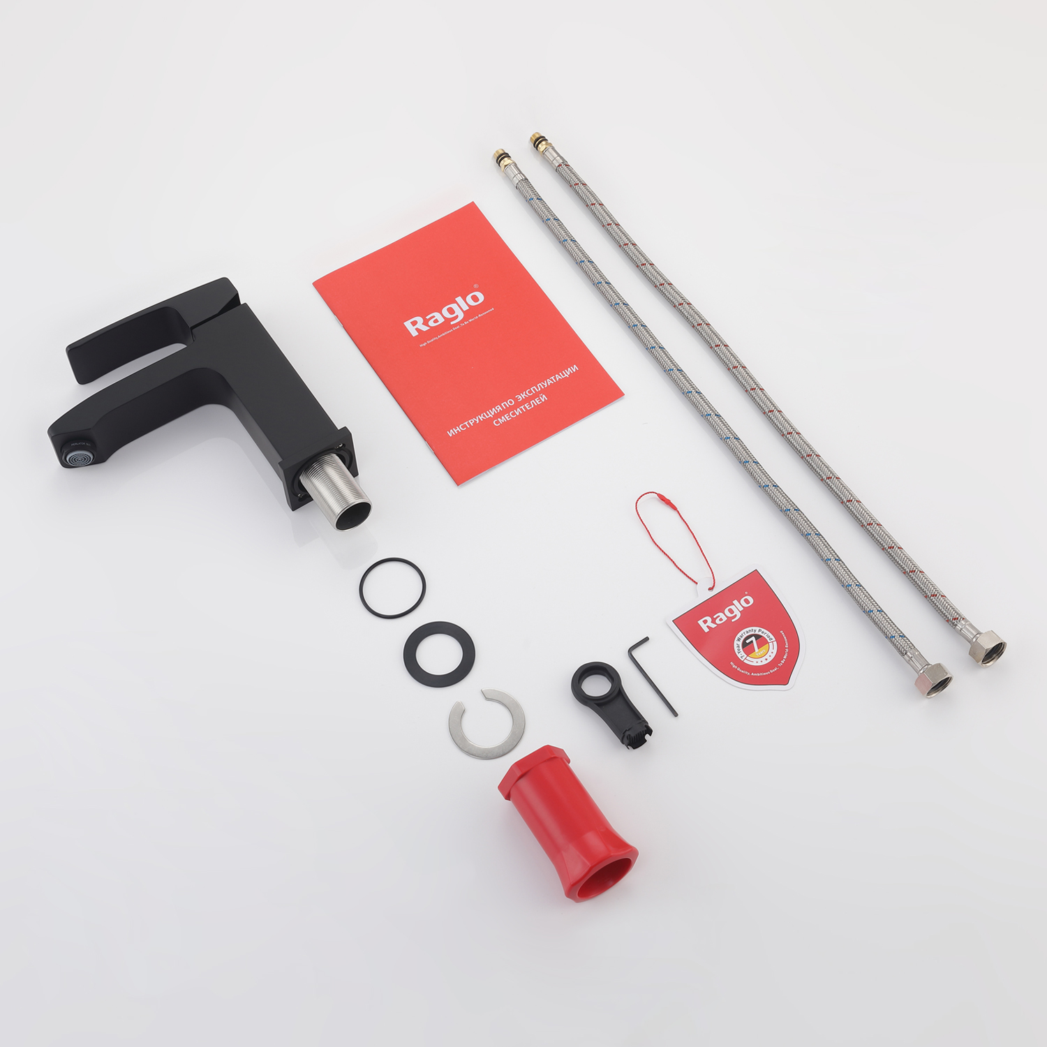 Смеситель для раковины Raglo R01.10.06, черный