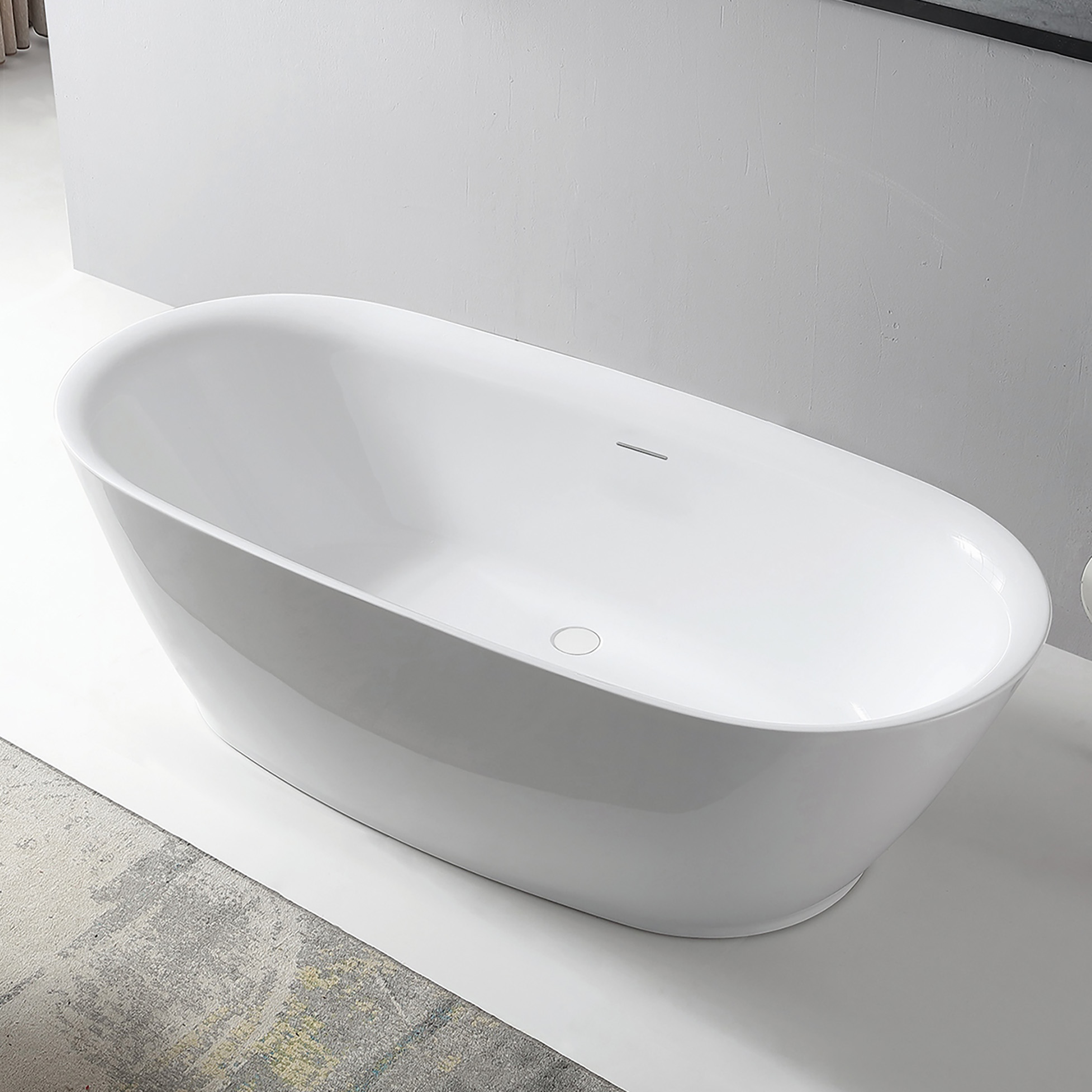 Акриловая ванна ABBER AB9205 белая