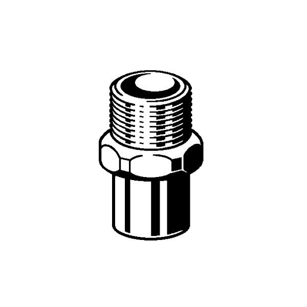 Переход на наружную резьбу 15х3/4", бронза