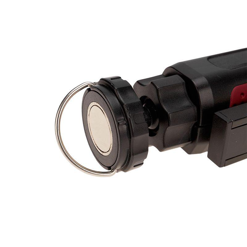 Фонарь автомобильный с регулировкой яркости поворотным магнитом индикатором зарядки и встроенным аккумулятором USB кабель в комплекте Rexant 75-8042