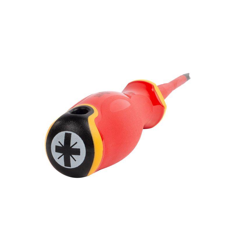 Отвертка диэлектрическая PZ/FL1х80 СЛИМ КВТ 103013