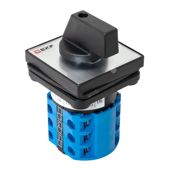 Переключатель кулачковый ПК-1-53 3п 32А "1-2" IP65 EKF pk-1-53-32-65