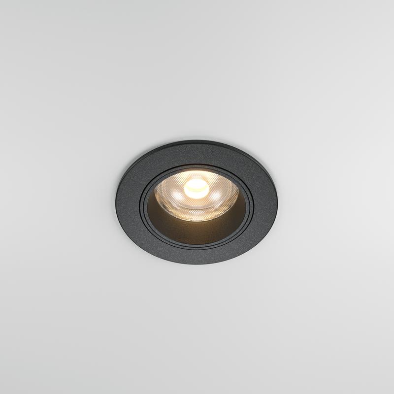 Светильник FOCUS LED 12Вт 3000К 60град. встраив. Maytoni DL125-L12-3K-B