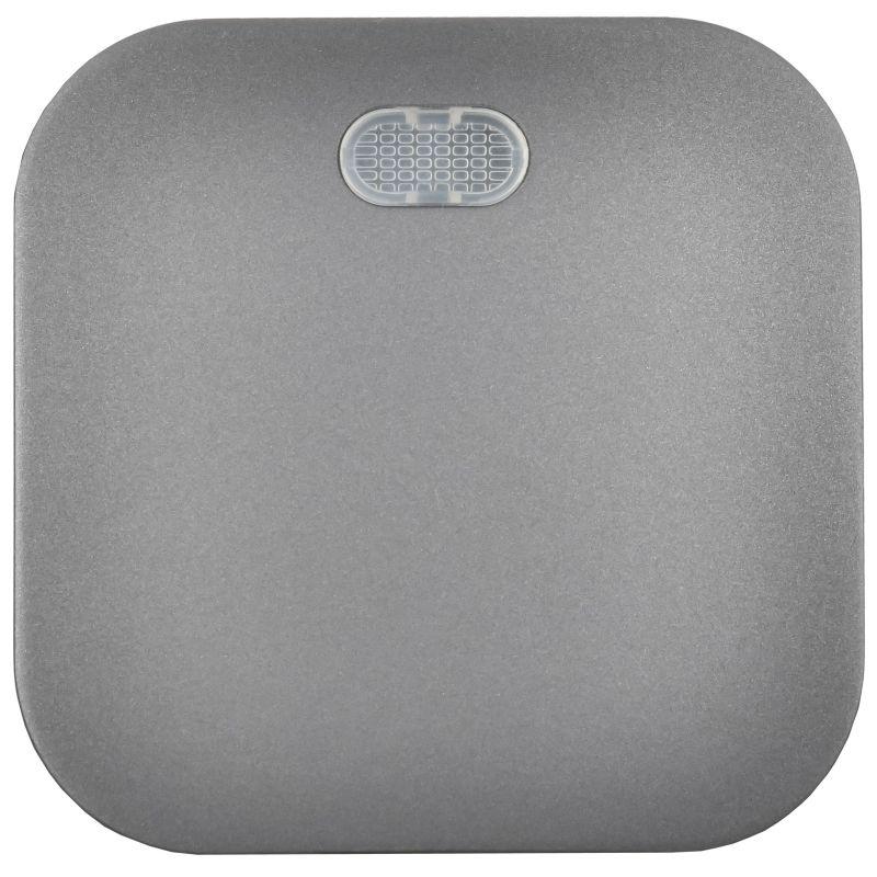 Выключатель 1-кл. ОП GLORY ВС20-1-1-ХСм 10А с индикацией сталь матов. IEK EVH11-K46M-10