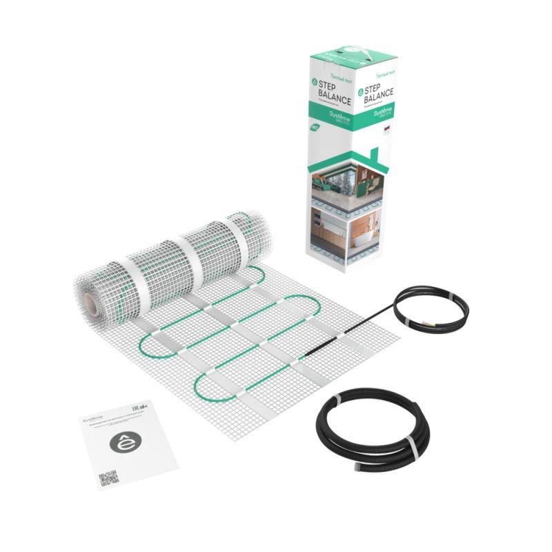 Комплект "Теплый пол" (мат) Step Balance SBM150025 150Вт/кв.м 375Вт 2.5кв.м SE SBM150025