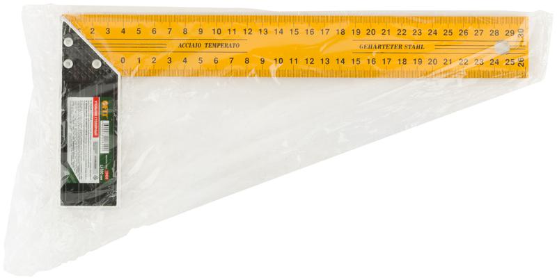 Угольник столярный усилен. желт. 300мм FIT 19430