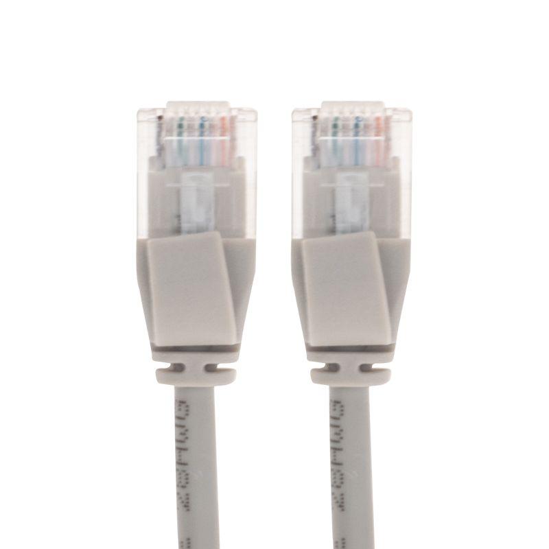 Патч-корд U/UTP CAT 6A (10G) RJ45-RJ45 28AWG LSZH сер. 1м Rexant 02-0380-1