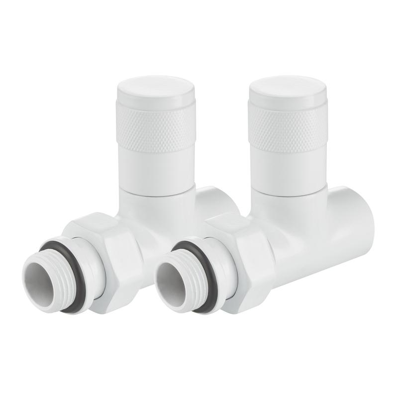 Набор дизайн-вентилей PIANO прямой 1/2дюйм бел. Royal Thermo НС-1422579