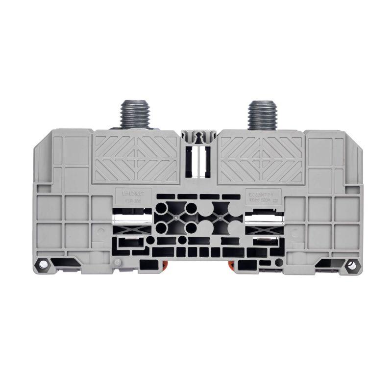 Клемма проходная болтовой зажим 2 точки подключения 300кв.мм сер. DKC FER-300