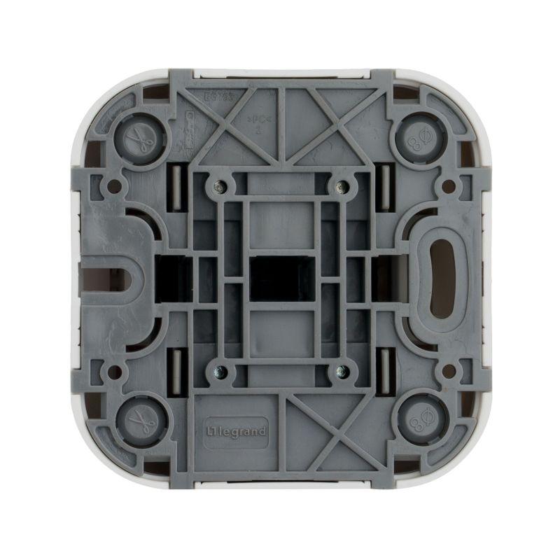 Выключатель 2-кл. ОП Quteo 10А IP20 10AX бел. IEK 782202