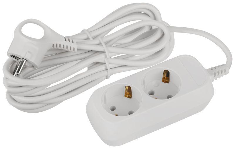 Удлинитель 2х5м с заземл. ПВС 3х0.75 UDL-10-250-E Greenline Эра Б0065074