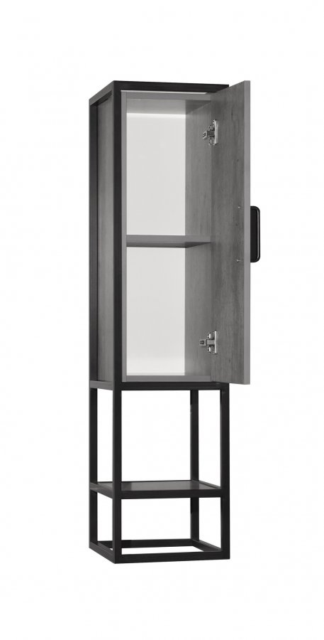 Пенал подвесной "ЛОФТ" 30 см БЕТОН