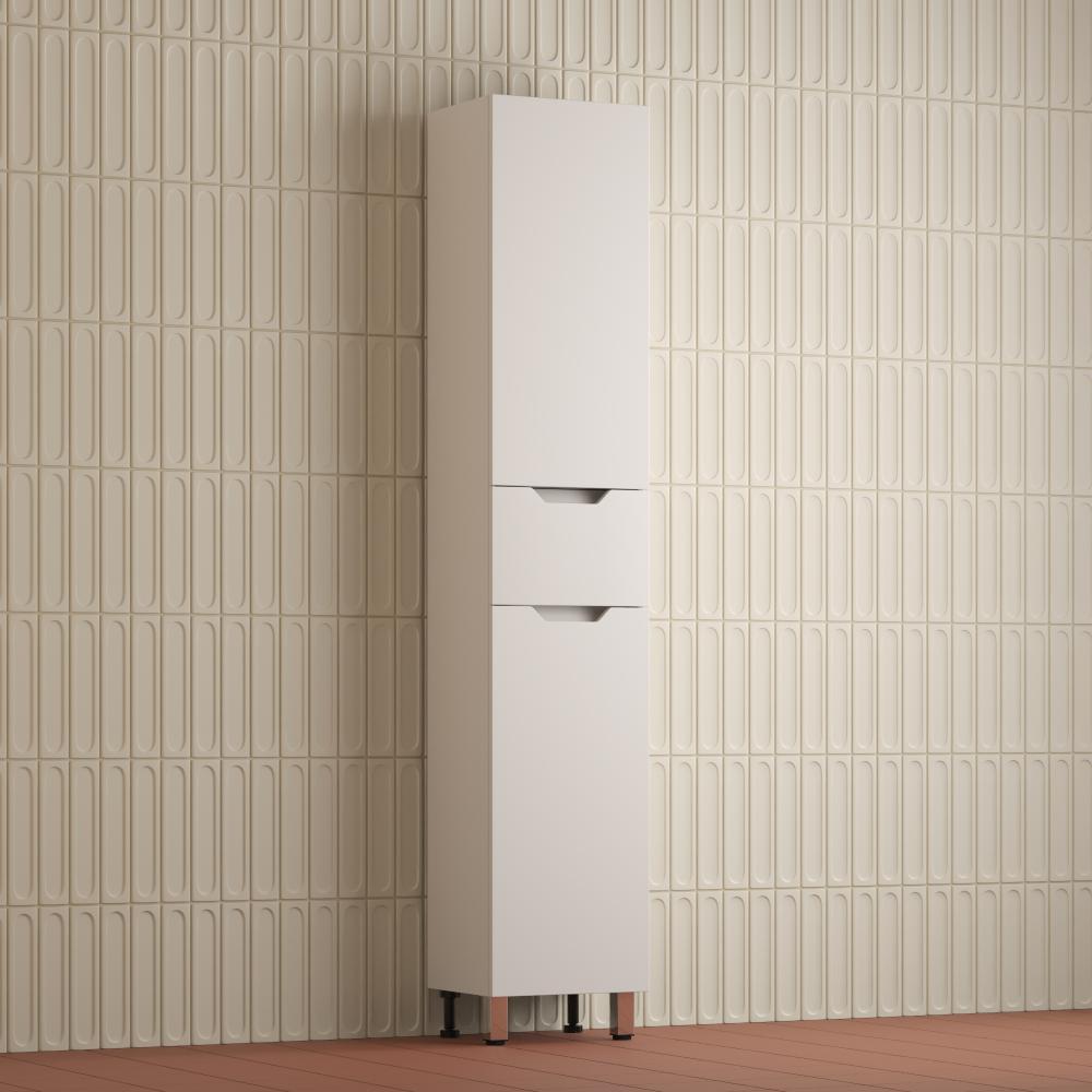 Пенал "Остин" 360 см напольный 1 ящик белый эмаль PLUS