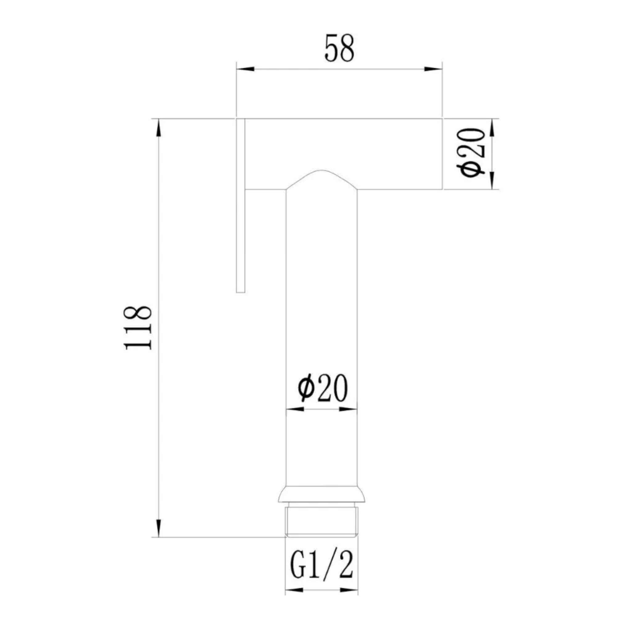 Лейка для гигиенического душа Savol S-PQ03H, черный