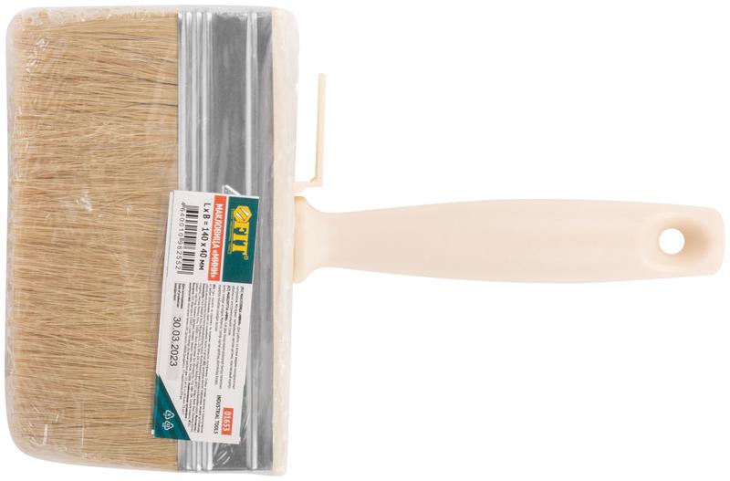 Макловица натуральная светлая щетина пластиковый корпус "мини" 40х140мм FIT 01653