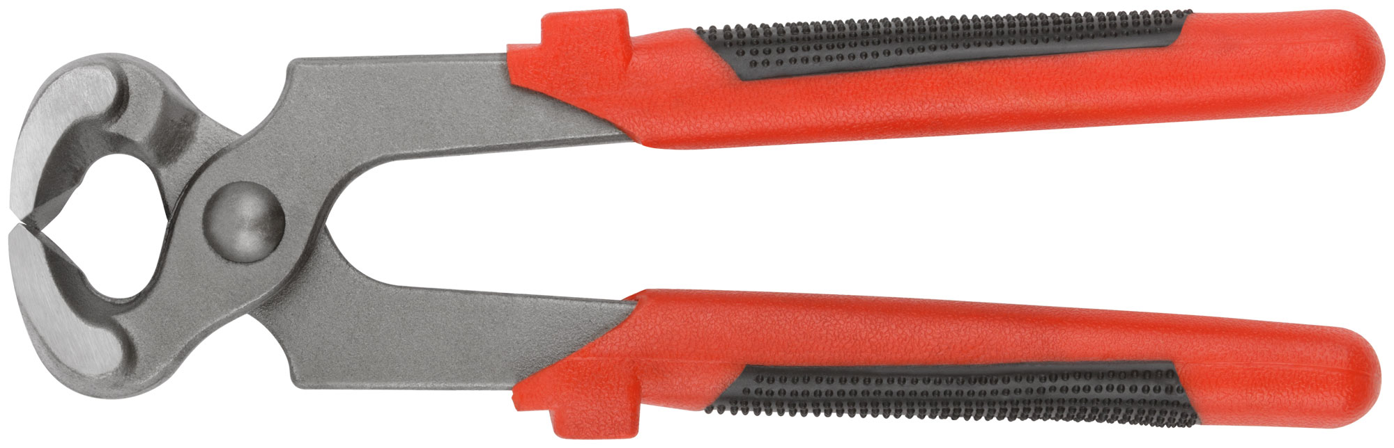 Клещи строительные "Стандарт", пластиковые красно-черные ручки 200 мм