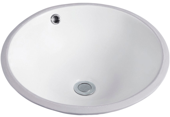 Раковина Gid YJ848 71149 встраиваемая снизу белая 43x43x18