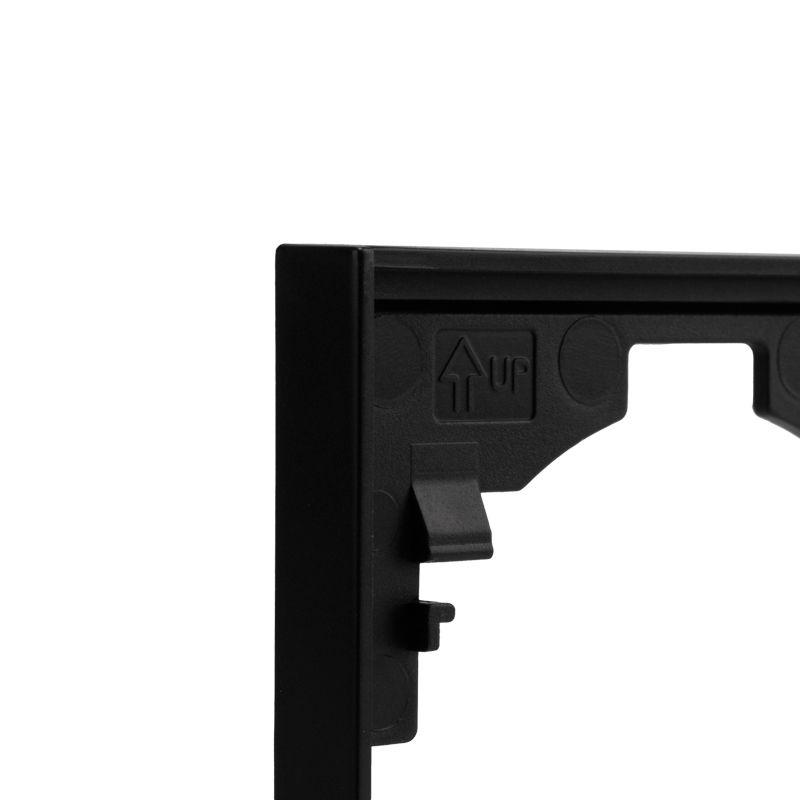 Рамка 2-м STRONG MIELE антрацит Kranz KR-78-0752-5