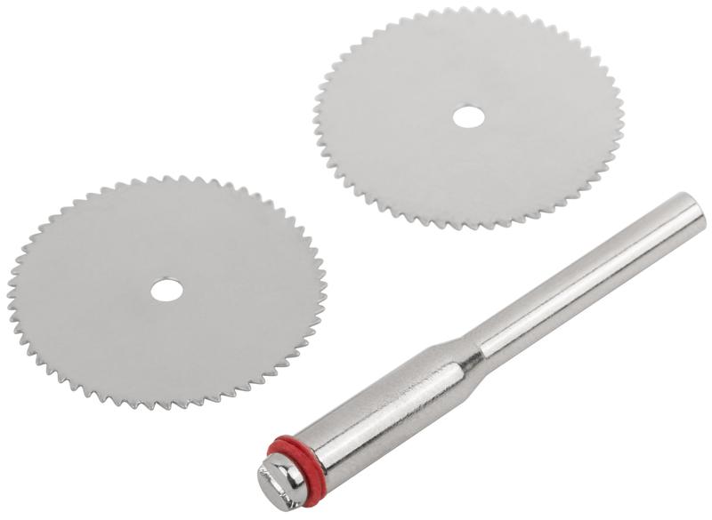 Диск отрезной HSS 2шт и штифт диам. 3мм FIT 36933