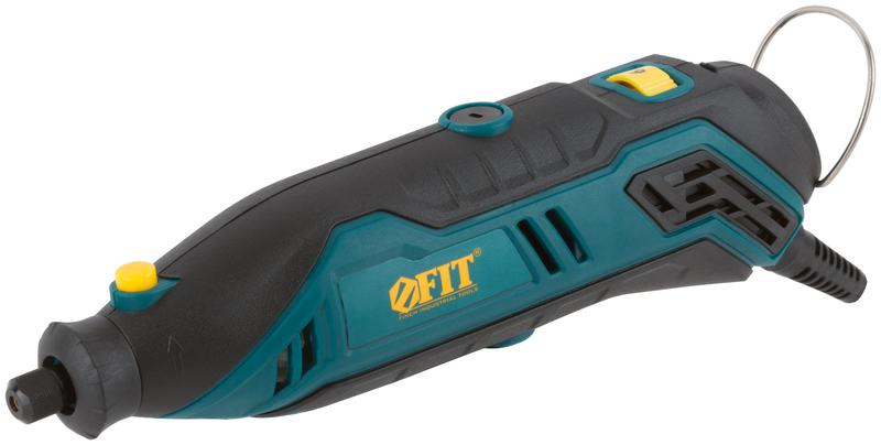 Машина гравировальная 130Вт 10000-35000об/мин 2.4/3.2мм набор насадок FIT 80598