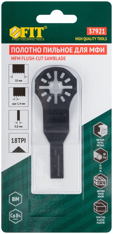 Полотно пильное фрезерованное двухступенчатое Bi-metall Co 8% 10х0.8мм FIT 37921