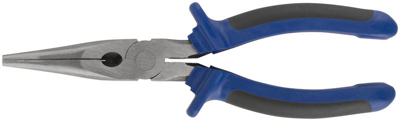 Тонконос "Один" двухцветные обрезиненные ручки полированная сталь 200мм MOS 47477М