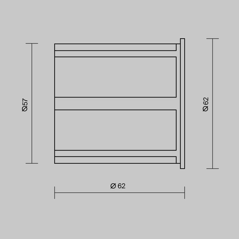 Светильник Limo 3Вт 3000К IP65 встраив. Maytoni O037-L3B3K