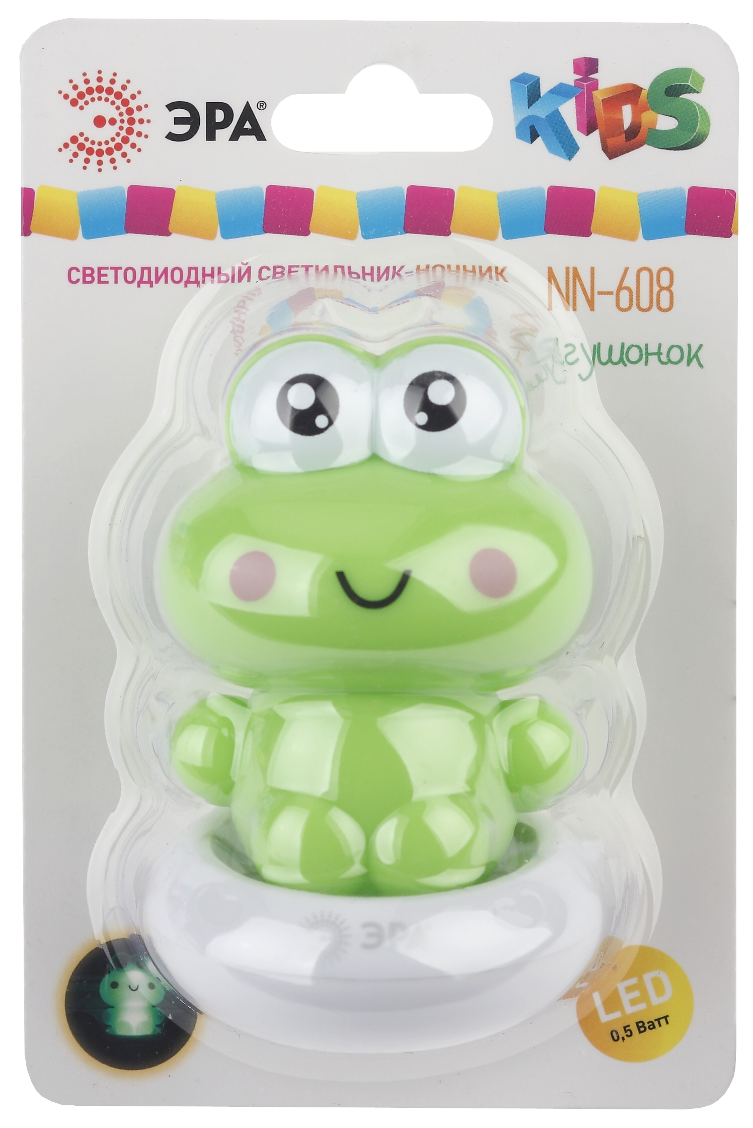 Ночник NN-608-SW-GR зеленый (12/240/960)