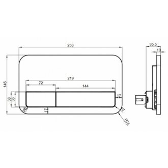 Накладная панель Villeroy&Boch ViConnect 92249061