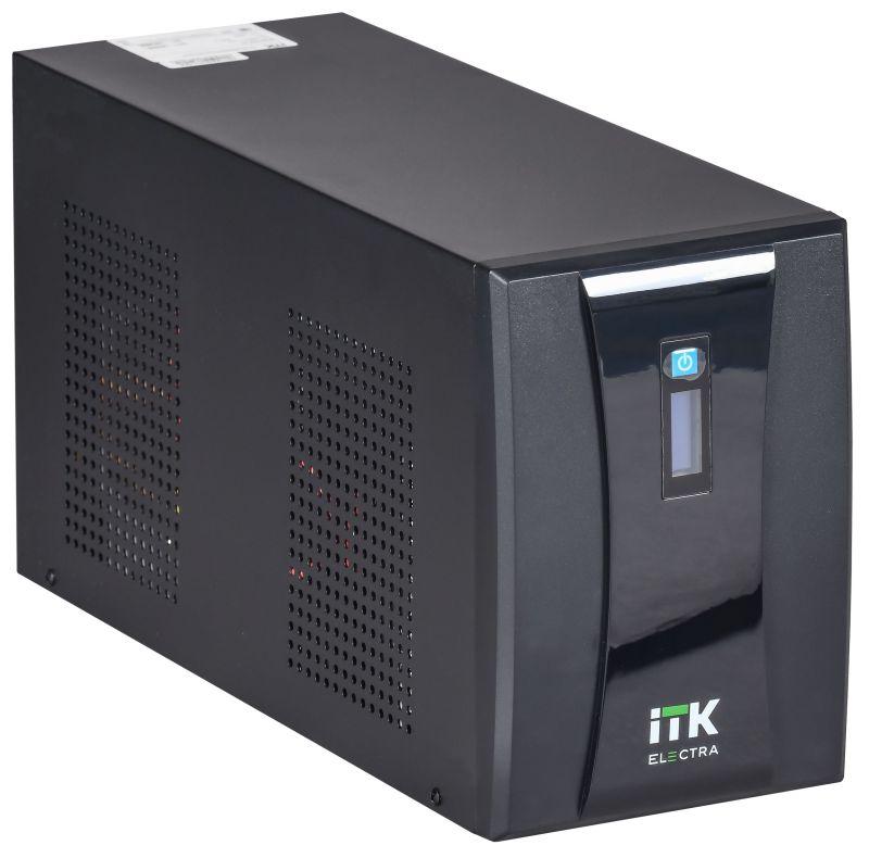 Источник бесперебойного питания ELECTRA ET 3кВ.А/1.8кВт с АКБ 4х9А.ч USB ITK EET-3000VA-1-004